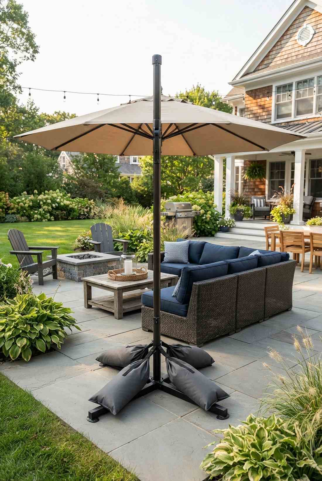 cantilever umbrella sandbags