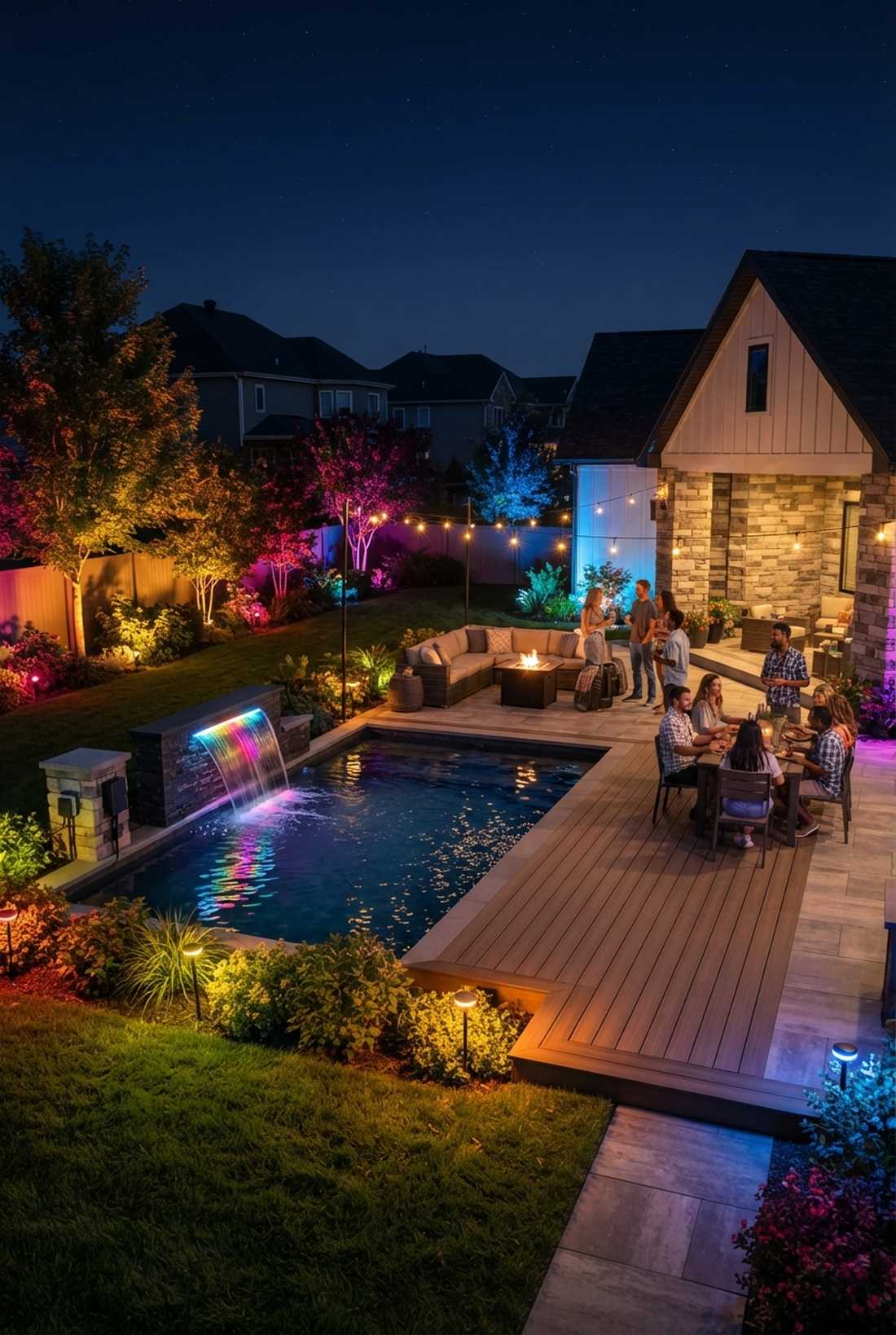 color wash accent lighting