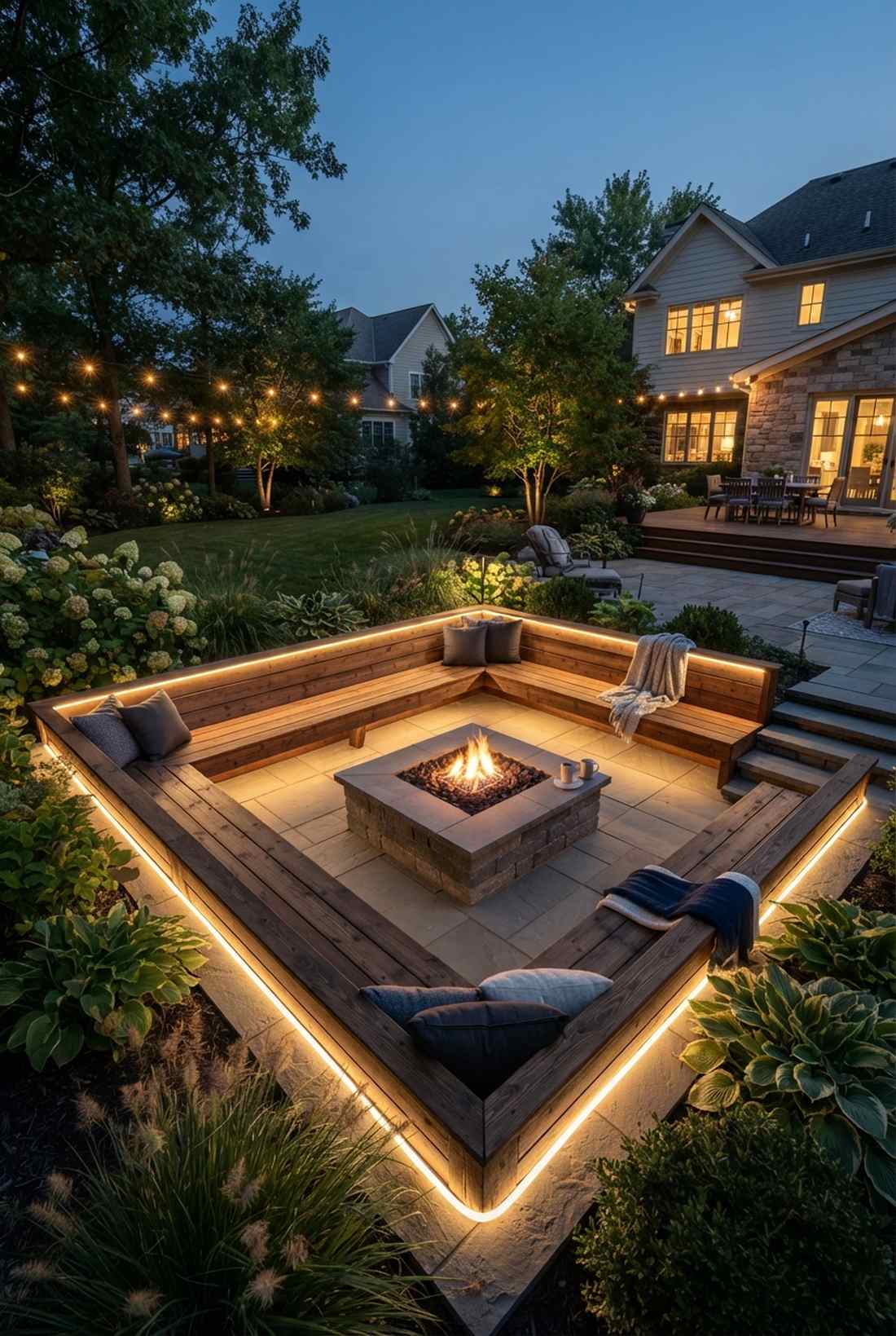 conversation pit seating definition