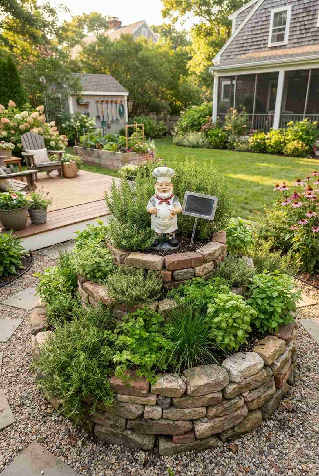 herb spiral chef gnome