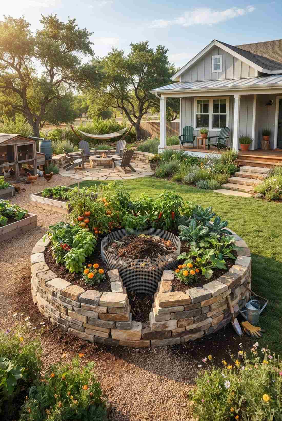 keyhole garden beds
