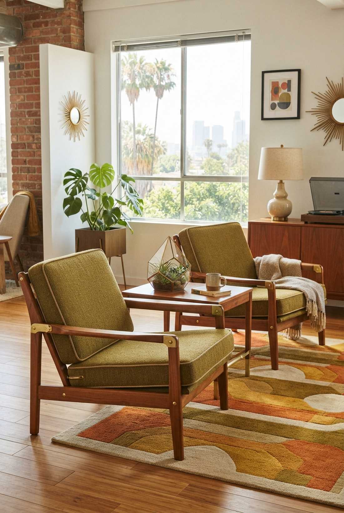 mid century modern trio