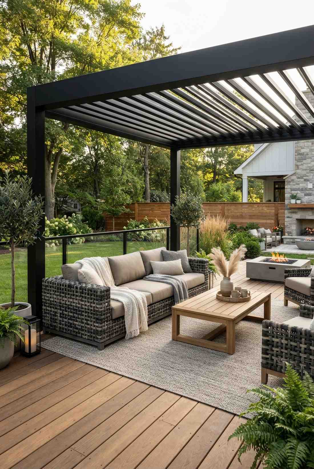 mixed weave texture lounges