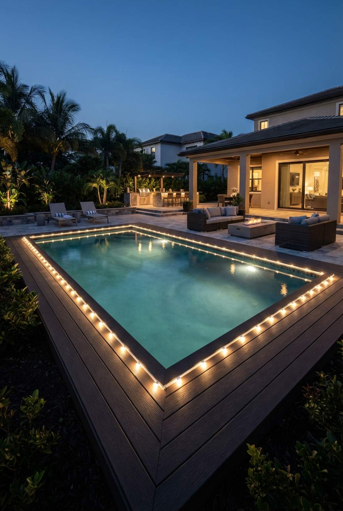 pool deck perimeter wrapping