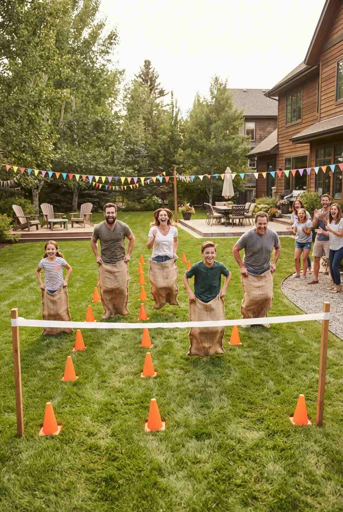 potato sack race