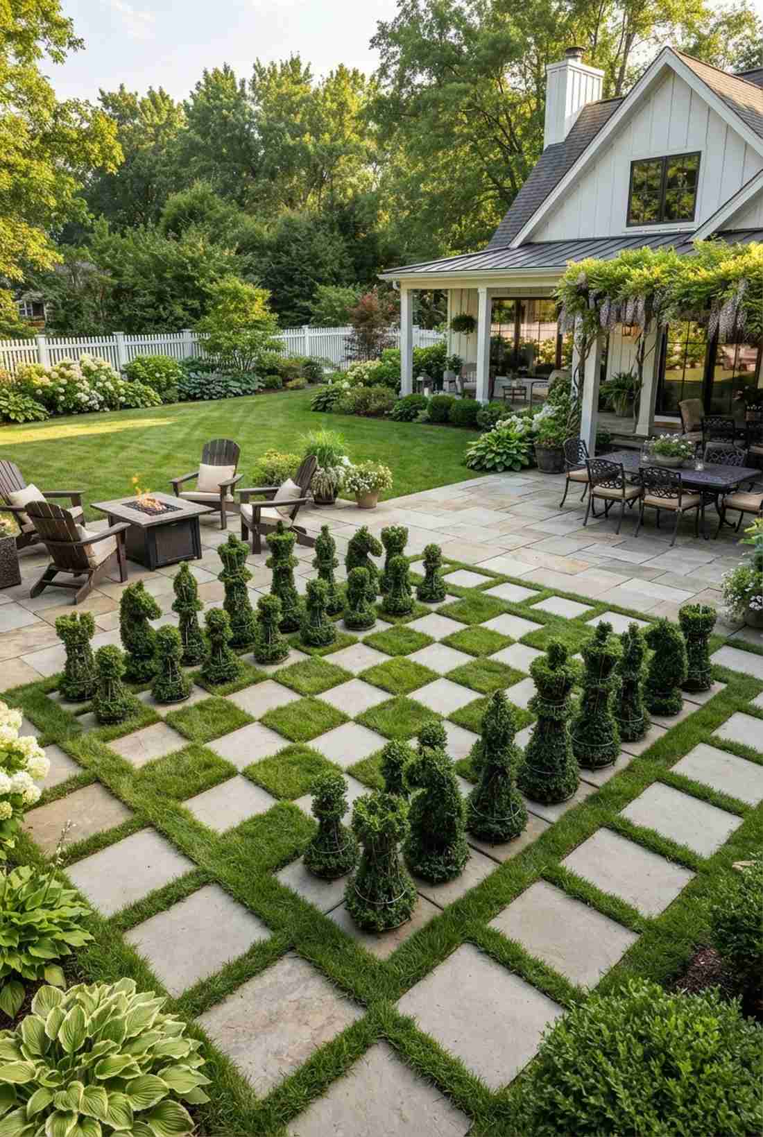 topiary chess set