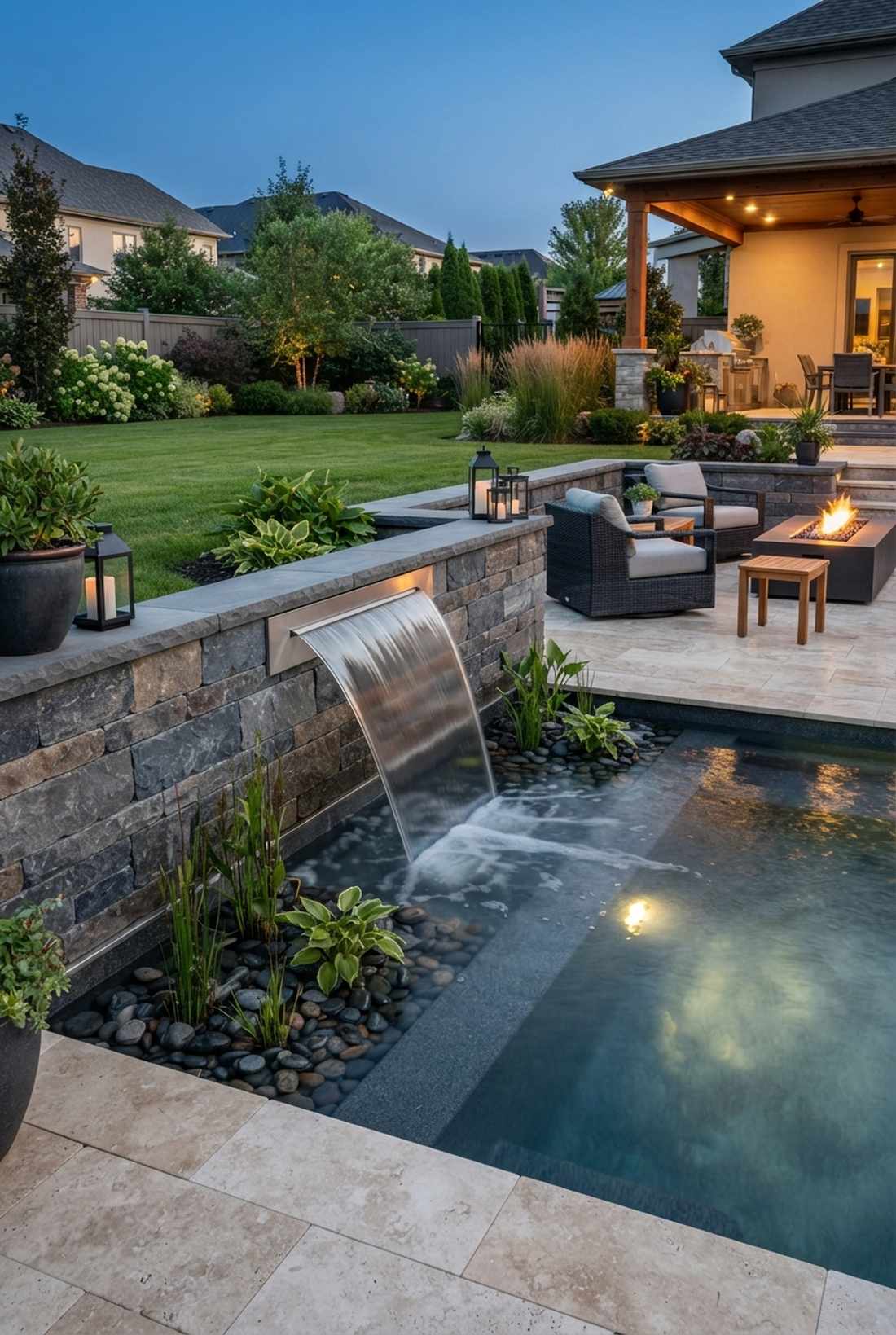 water blade features