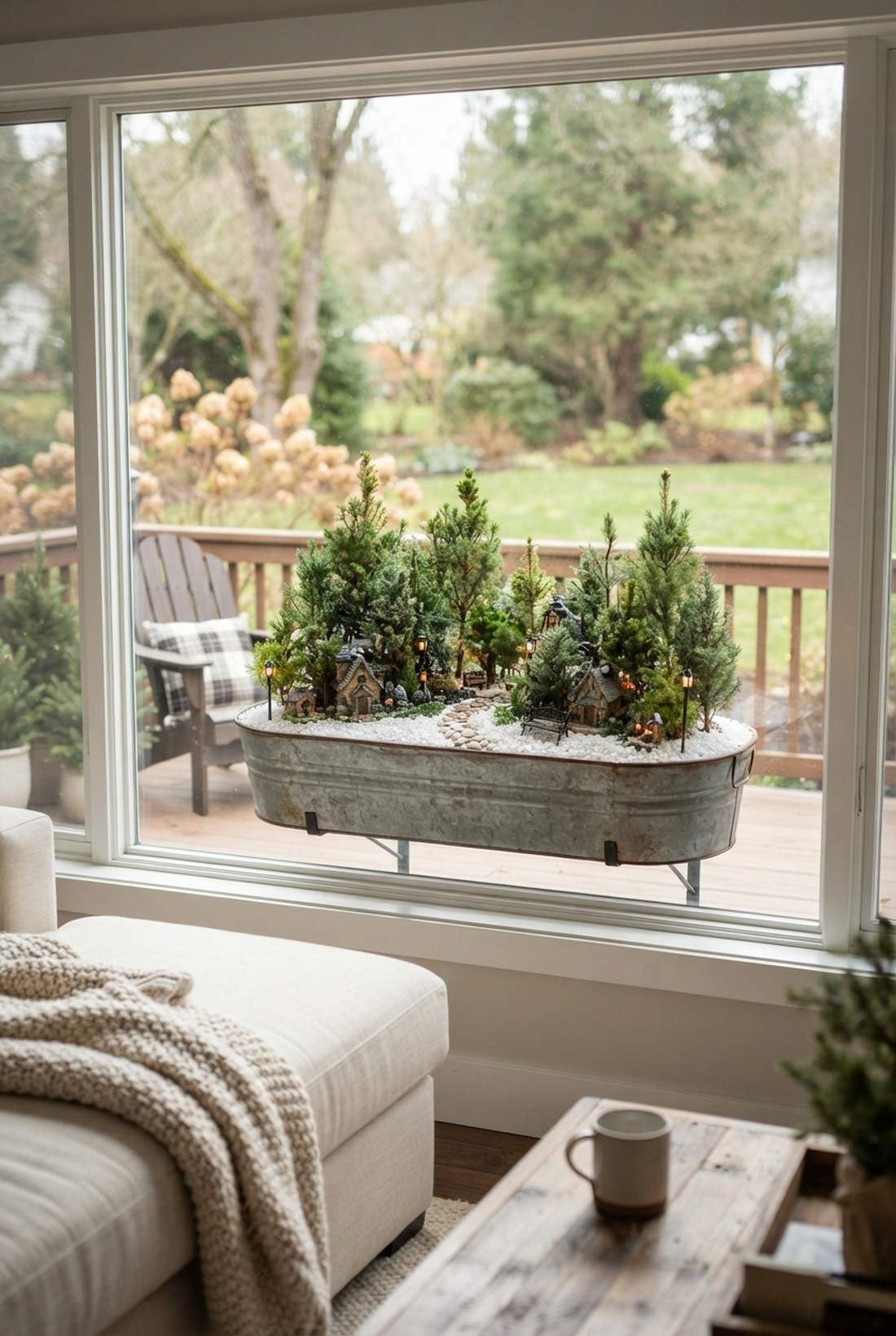 window box mini forest
