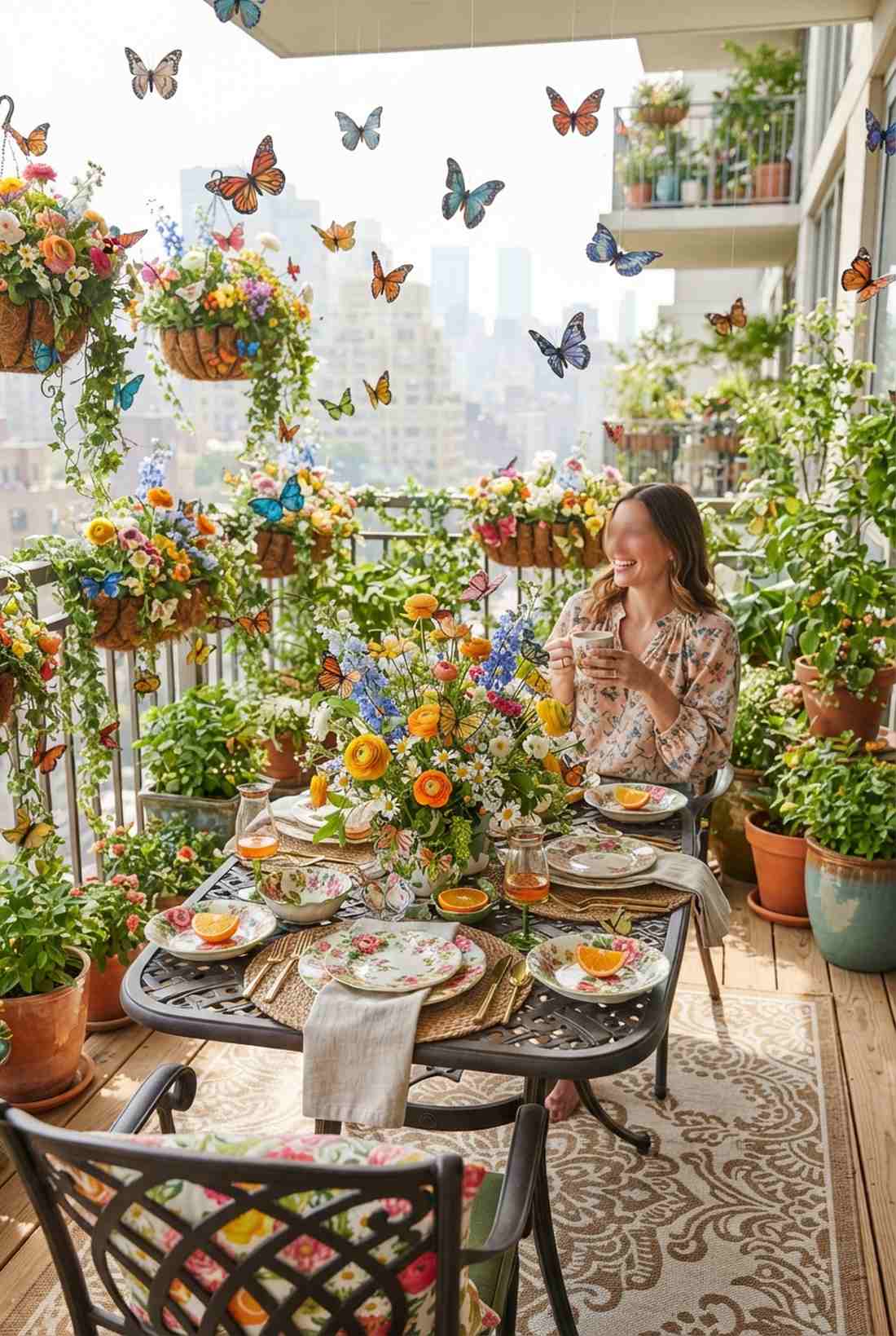 butterfly garden brunch