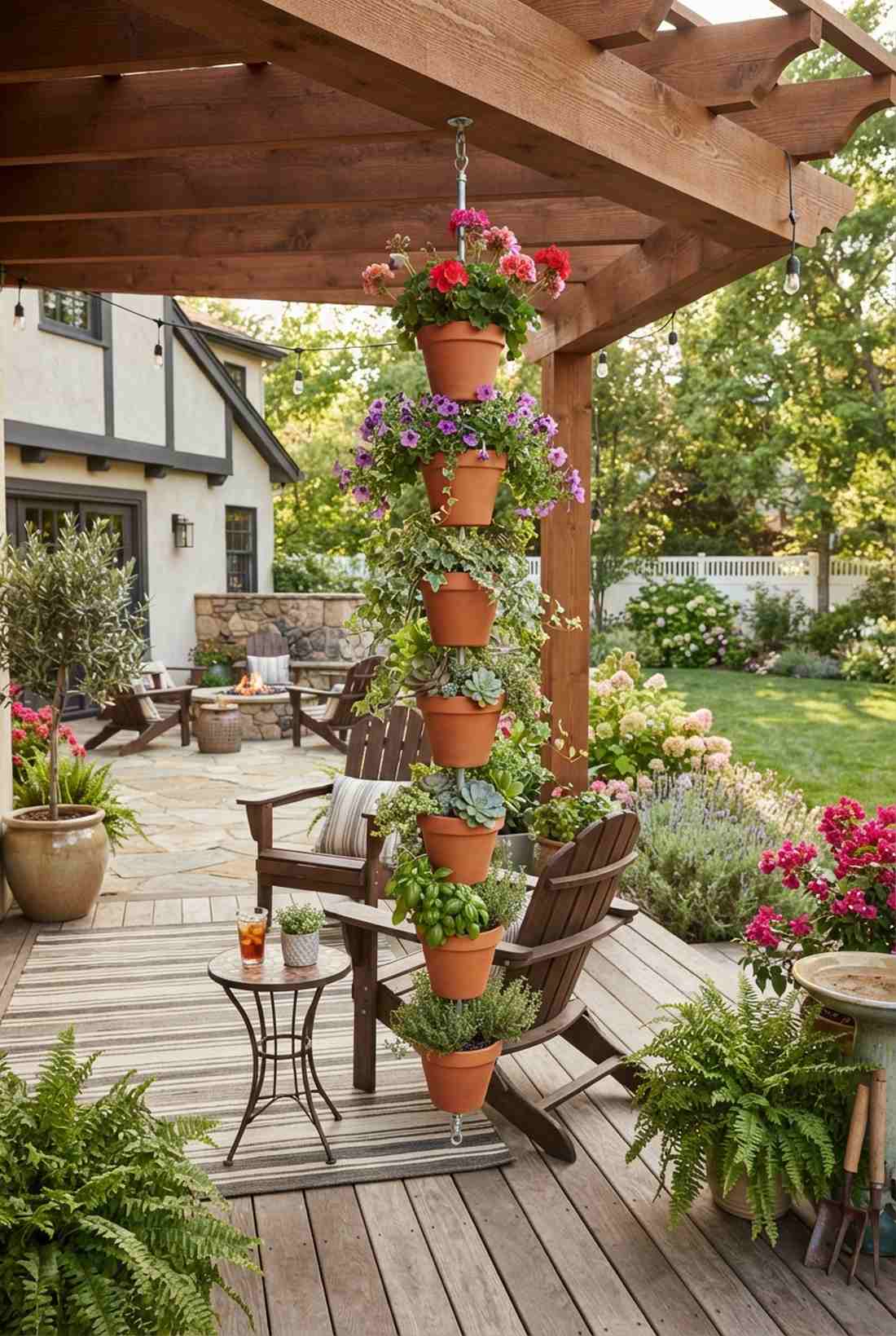 carousel rotating planter