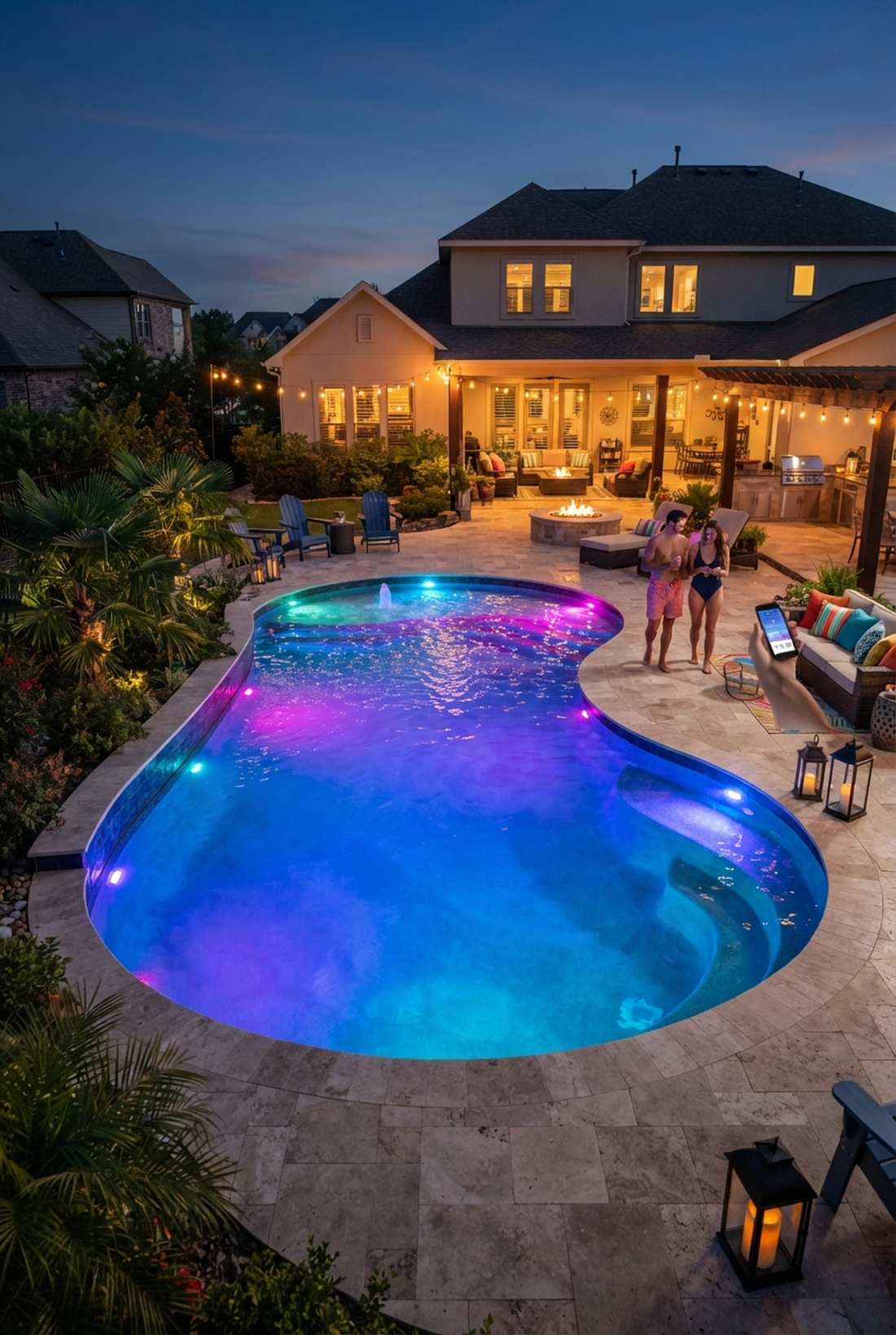 color changing led underwater lights