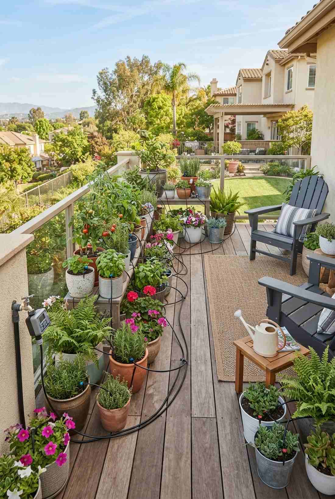 drip irrigation container system