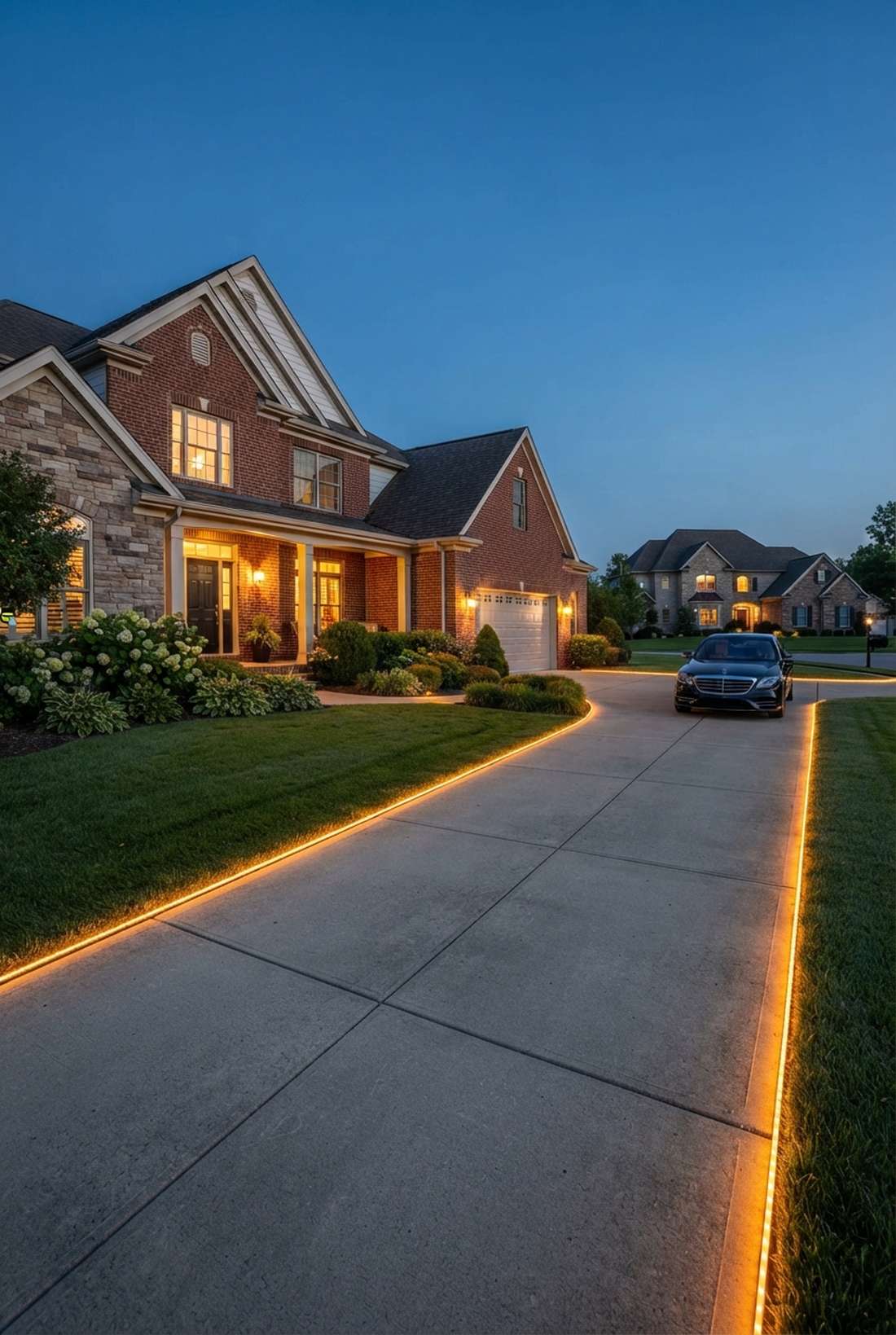 driveway edge delineation