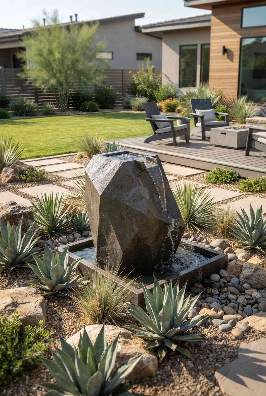 facet fountain with bold edges
