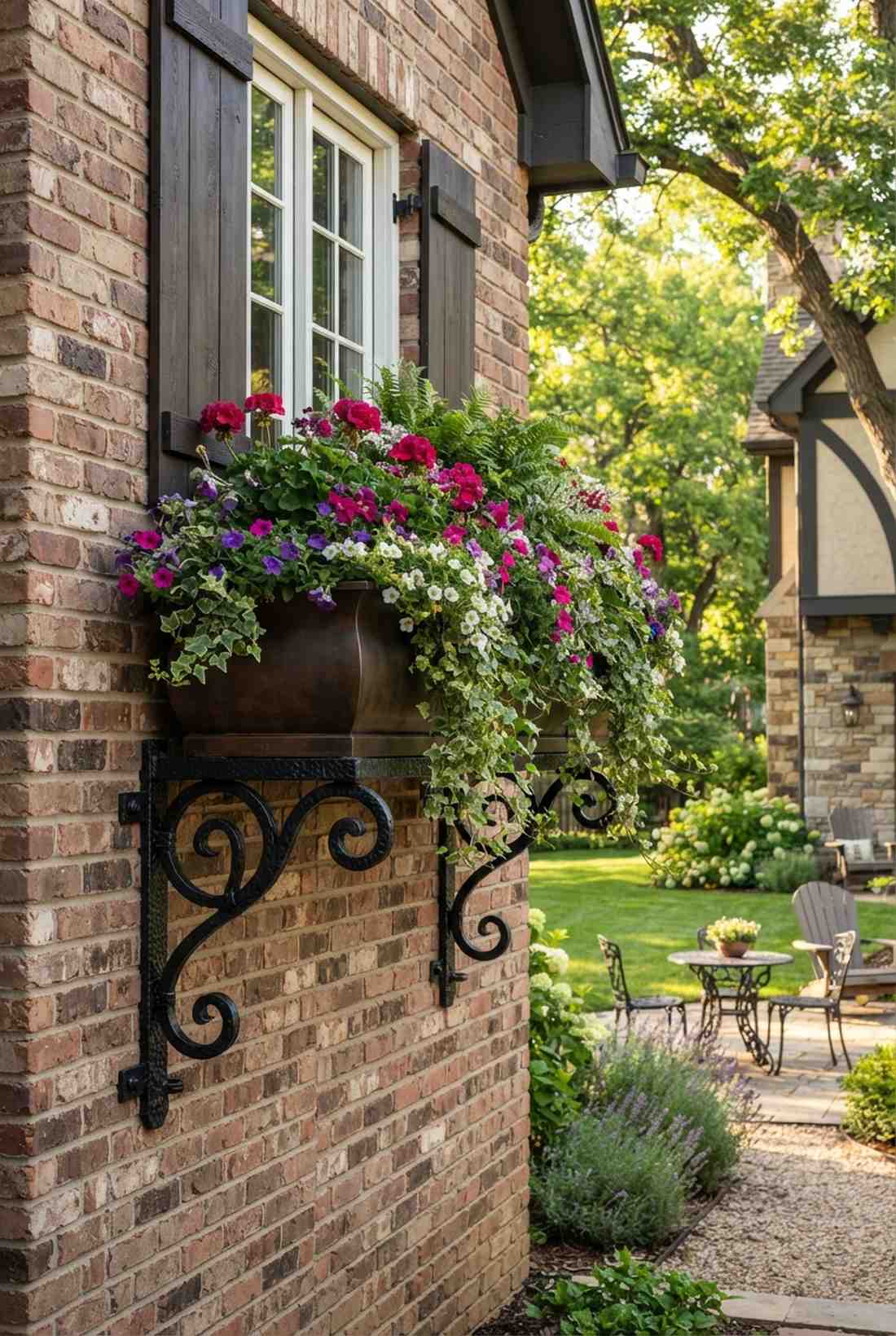 french provincial window box bracket
