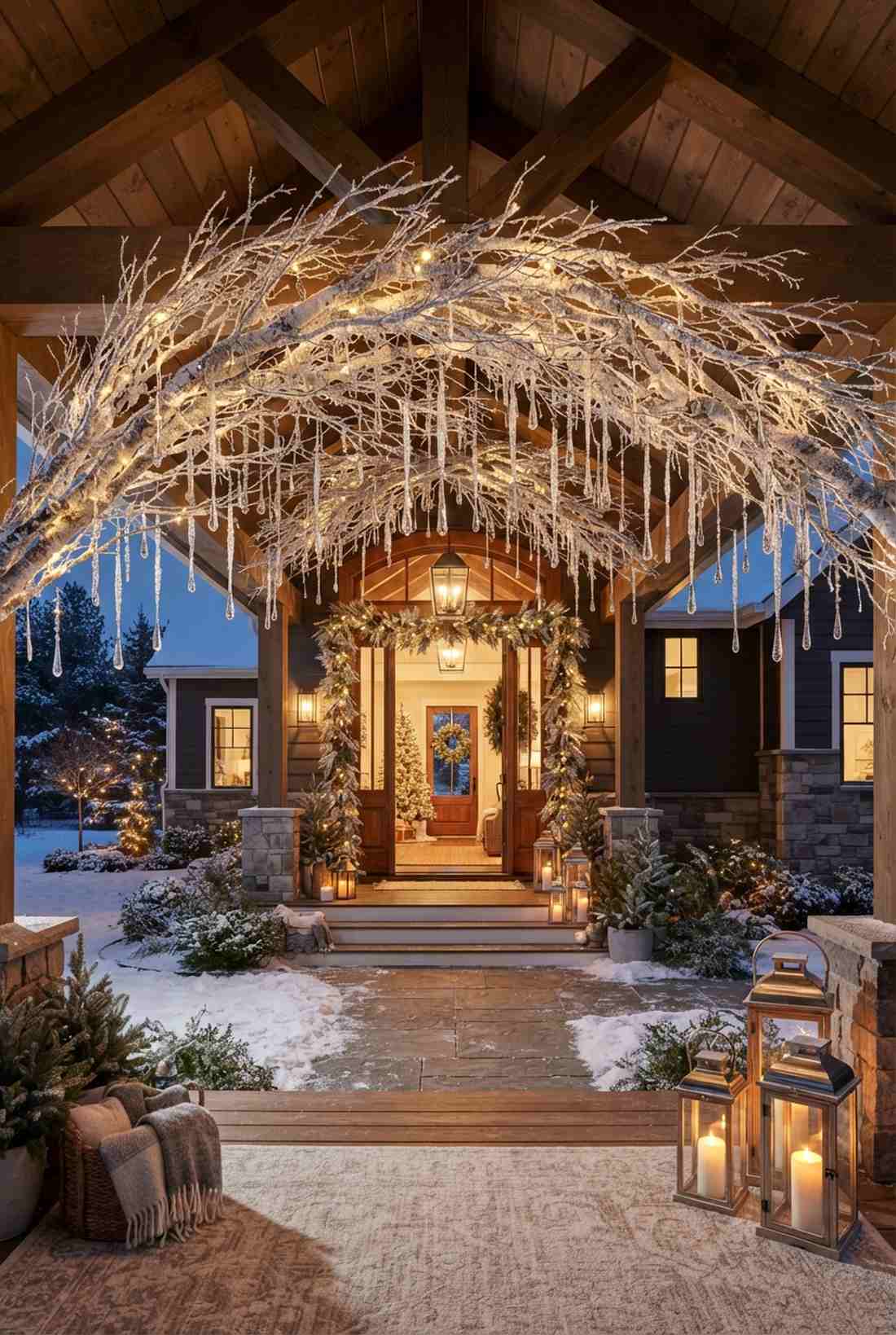 frosted branch installations