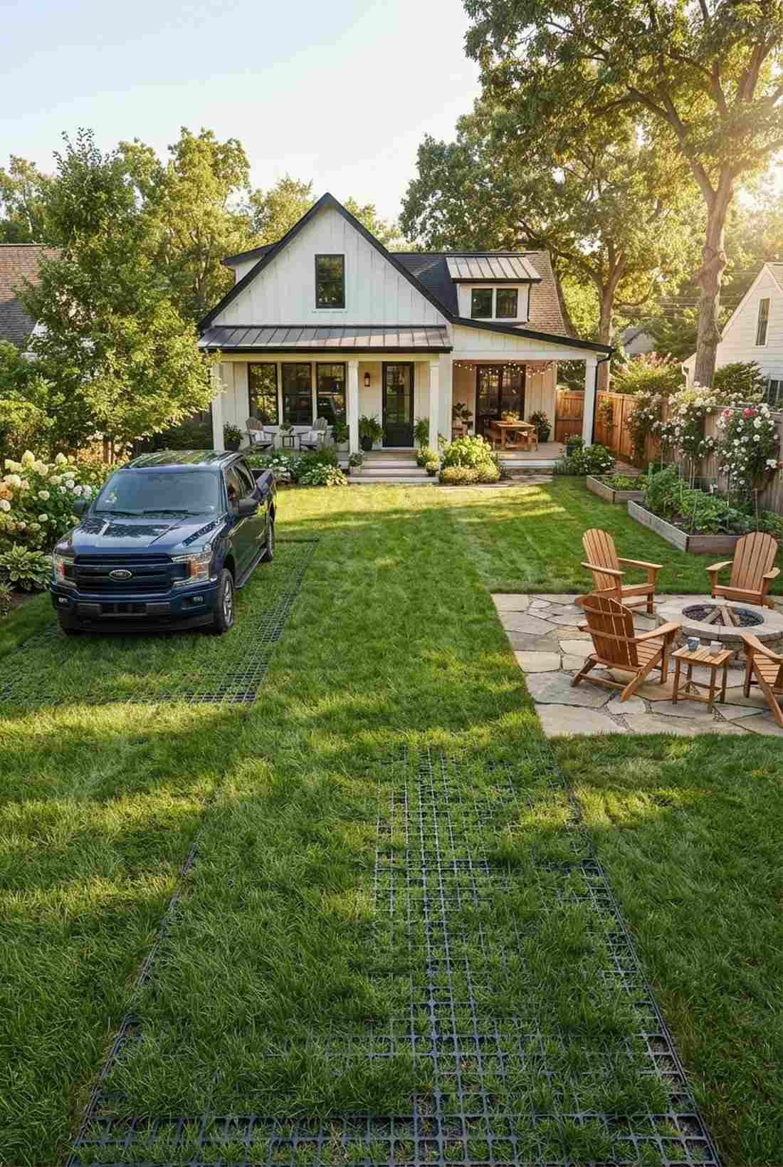 grass pavers reinforced turf