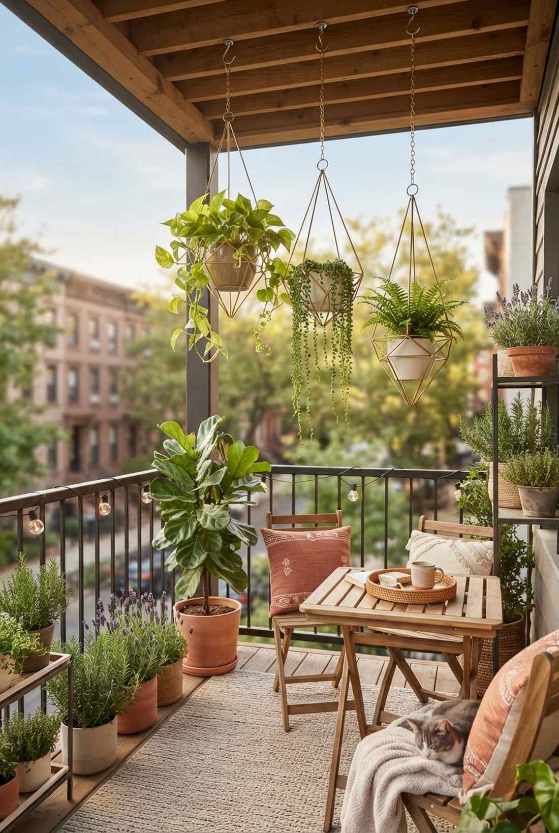 hanging chain planters