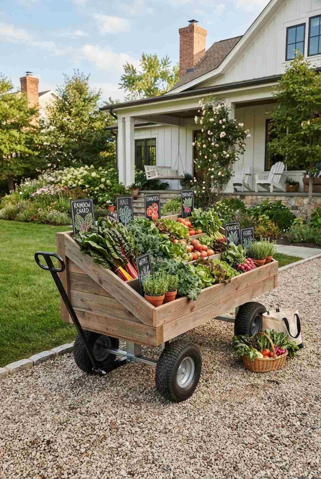 mobile market display bed