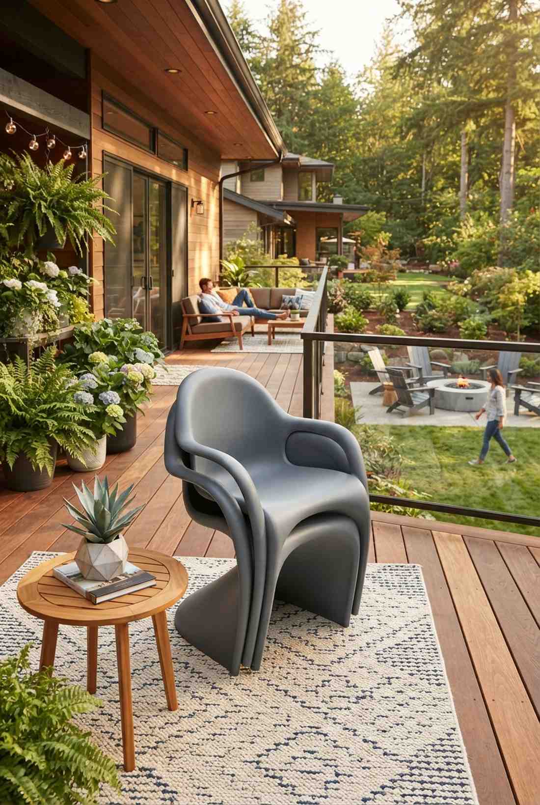 nesting chair trios for variable capacity