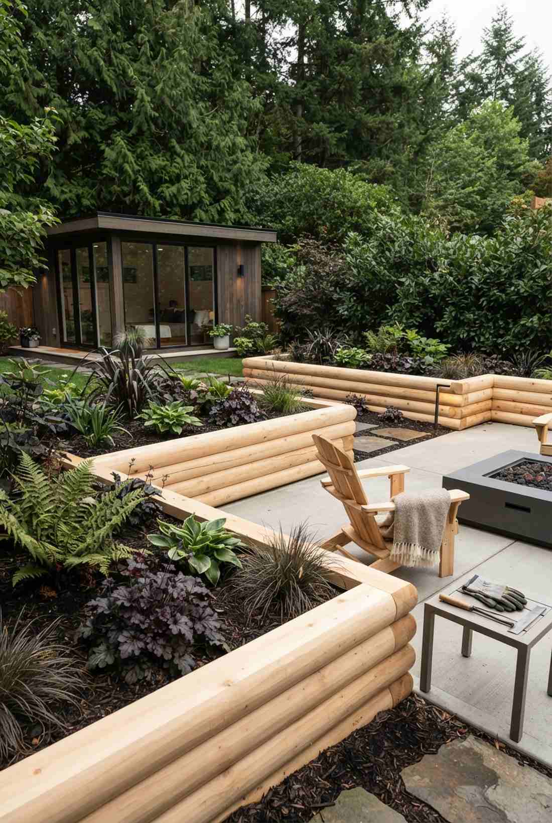 peeled log contemporary