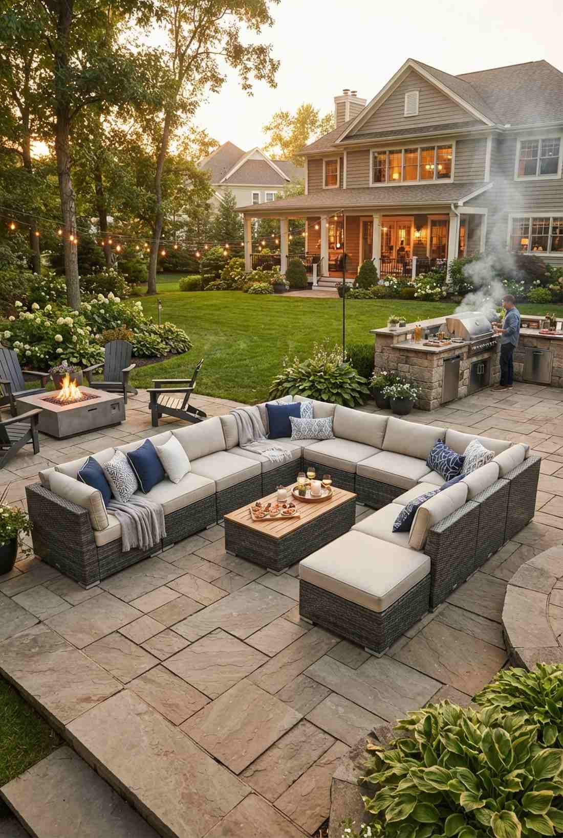 seven piece modular sectionals