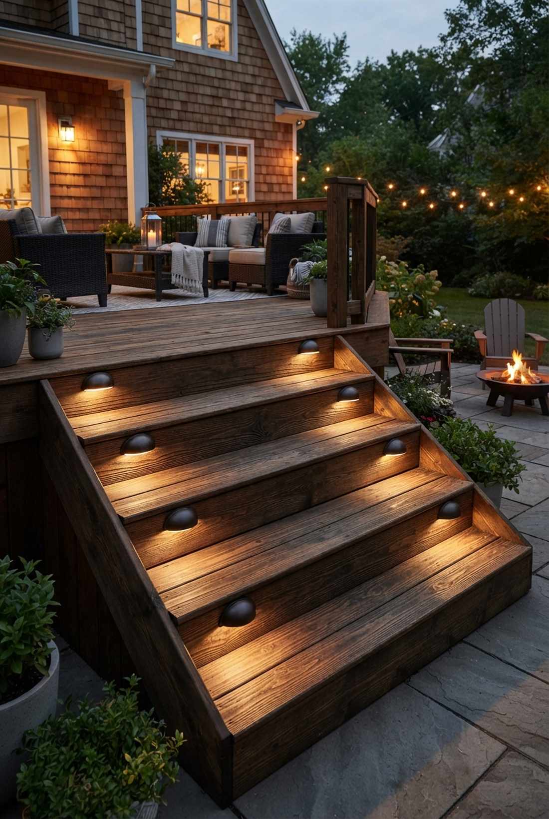 side mounted riser lights