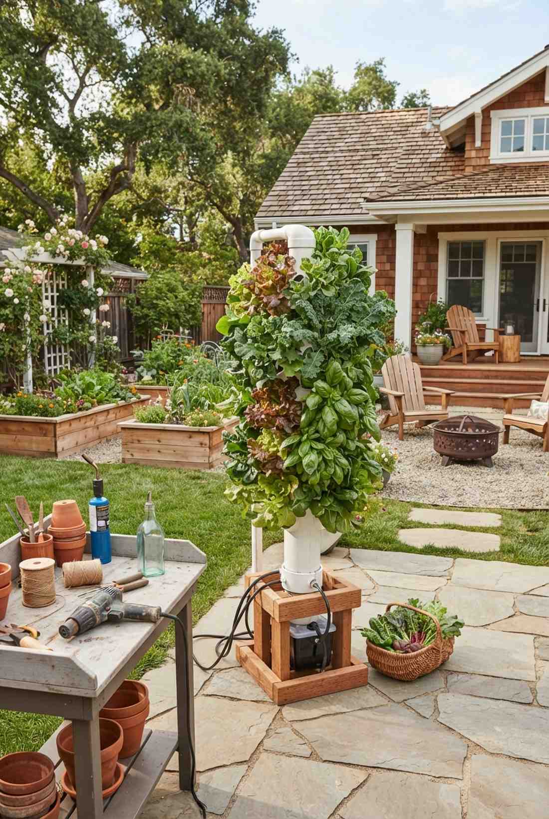 tiered pot stands