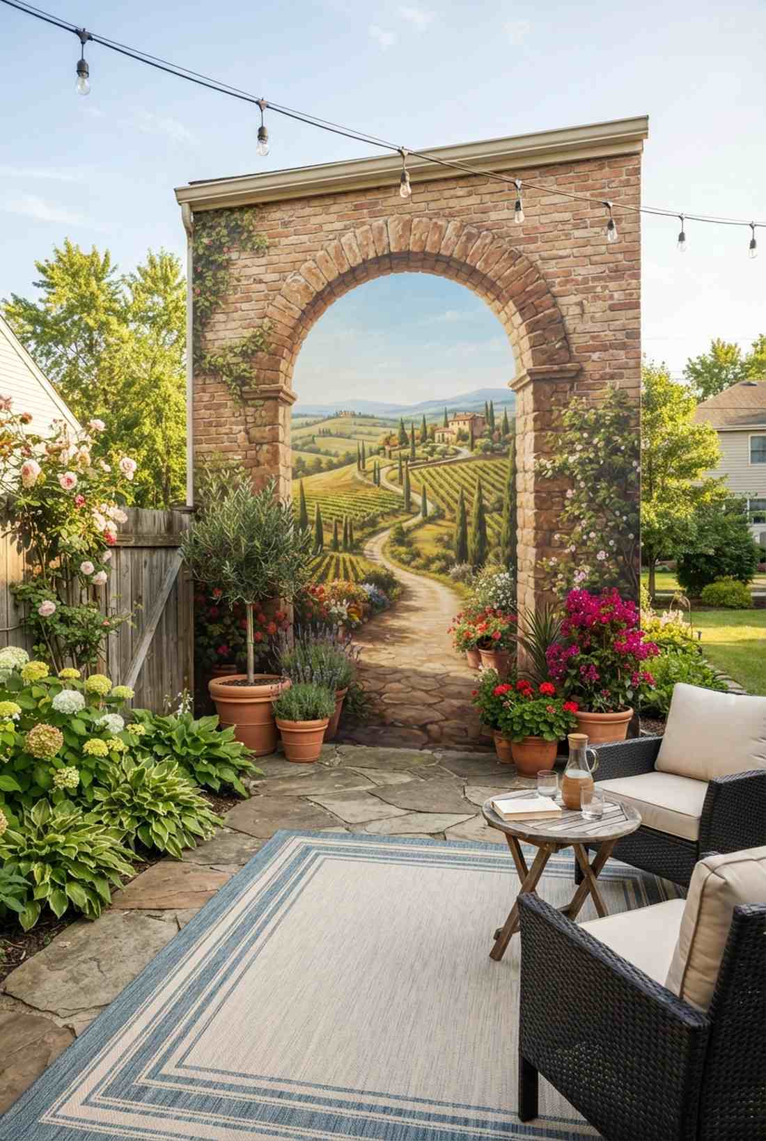 trompe loeil murals