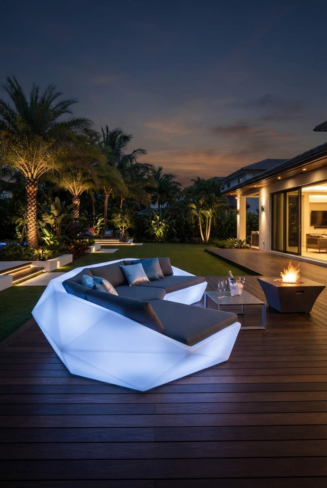 vondom faz illuminated daybed