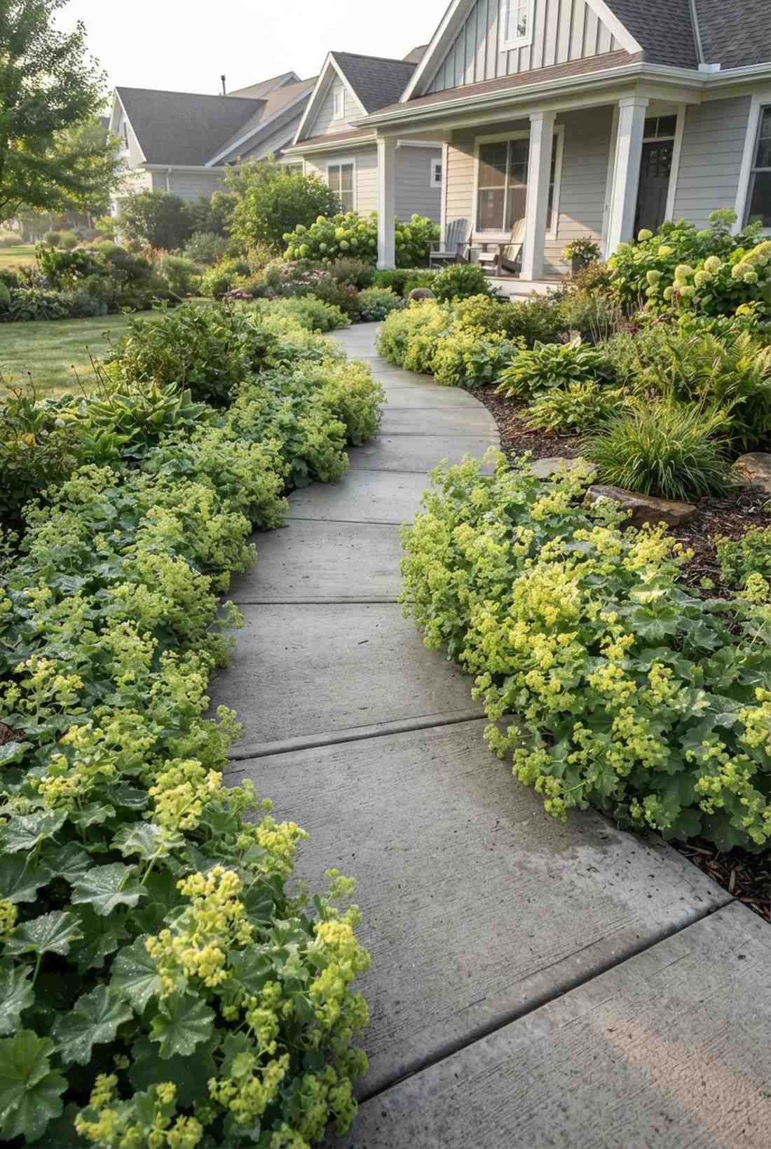 alchemilla mollis foam