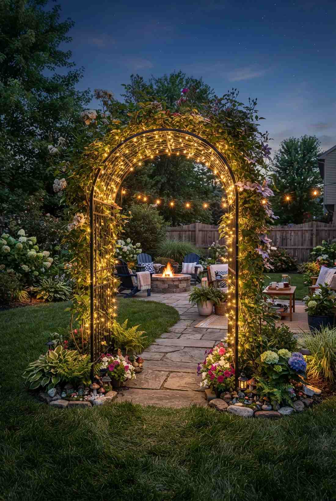arbor archway framing