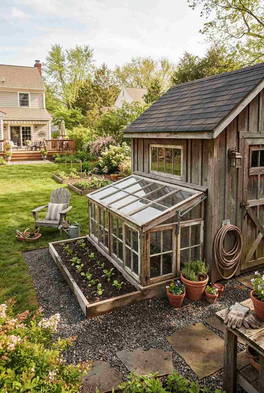 cold frame storage combo