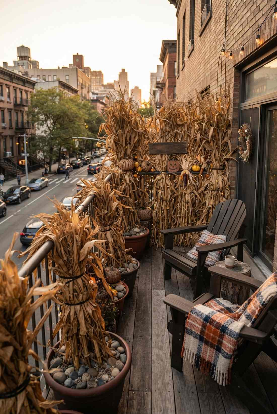 corn stalk forest