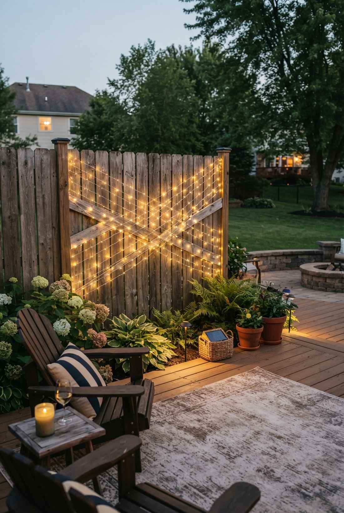 fence weave backdrop