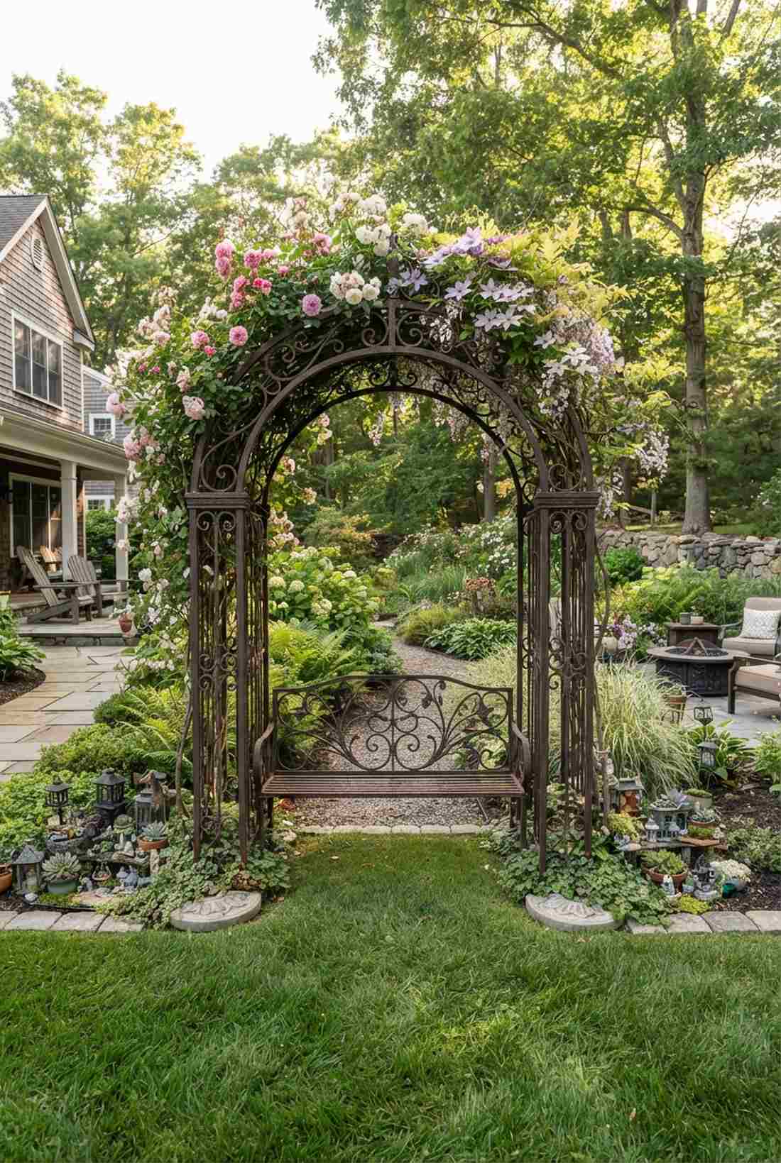 iron arbor bench gateway