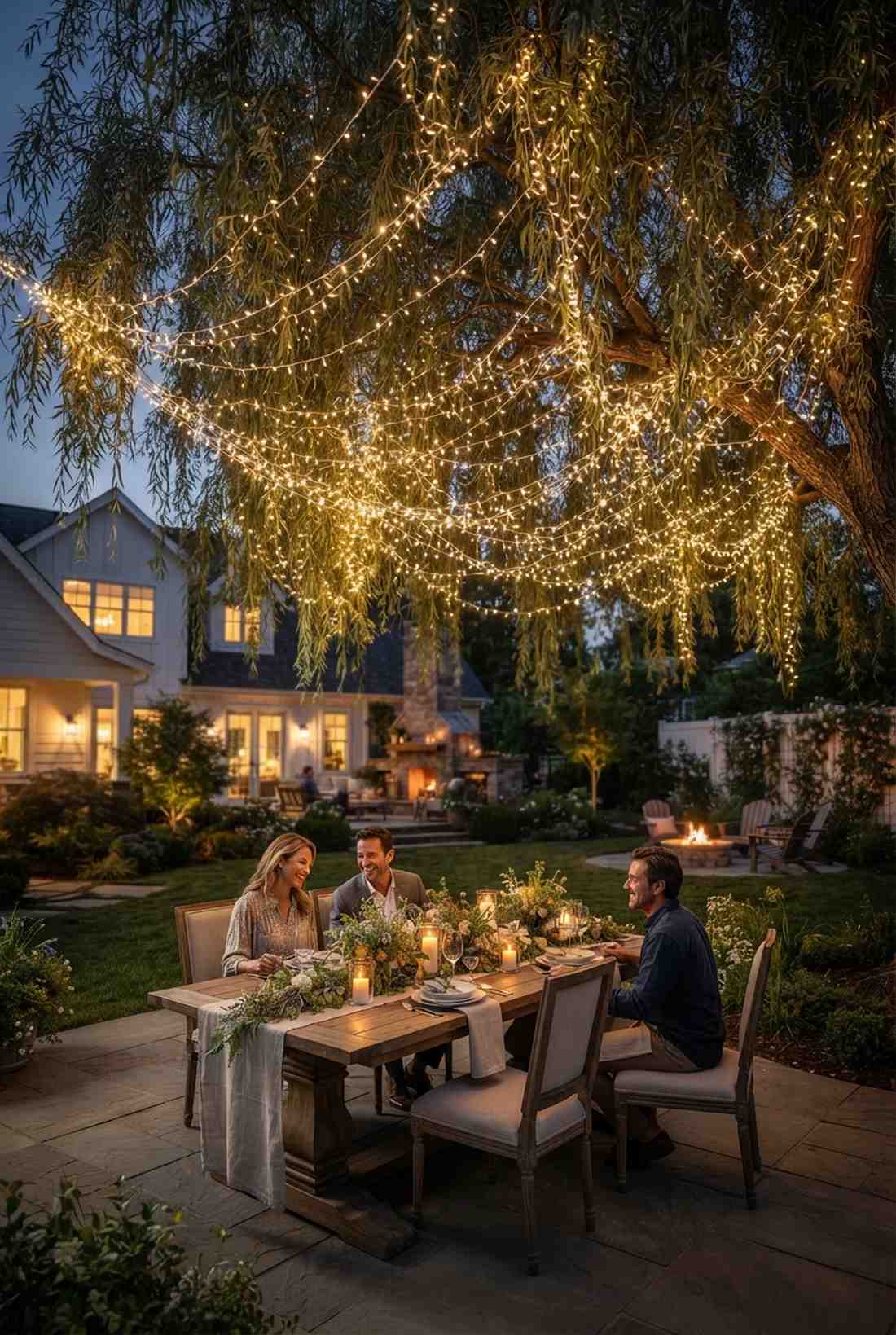 lighted branch canopy