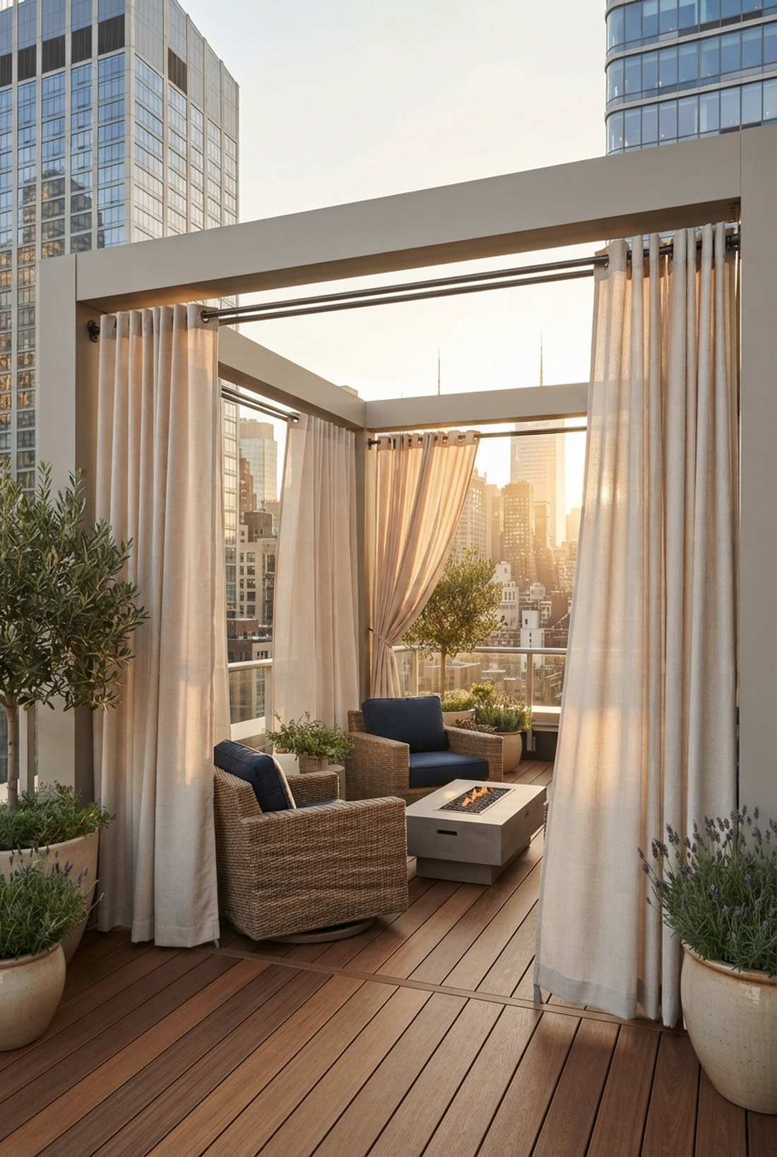 outdoor curtain panels