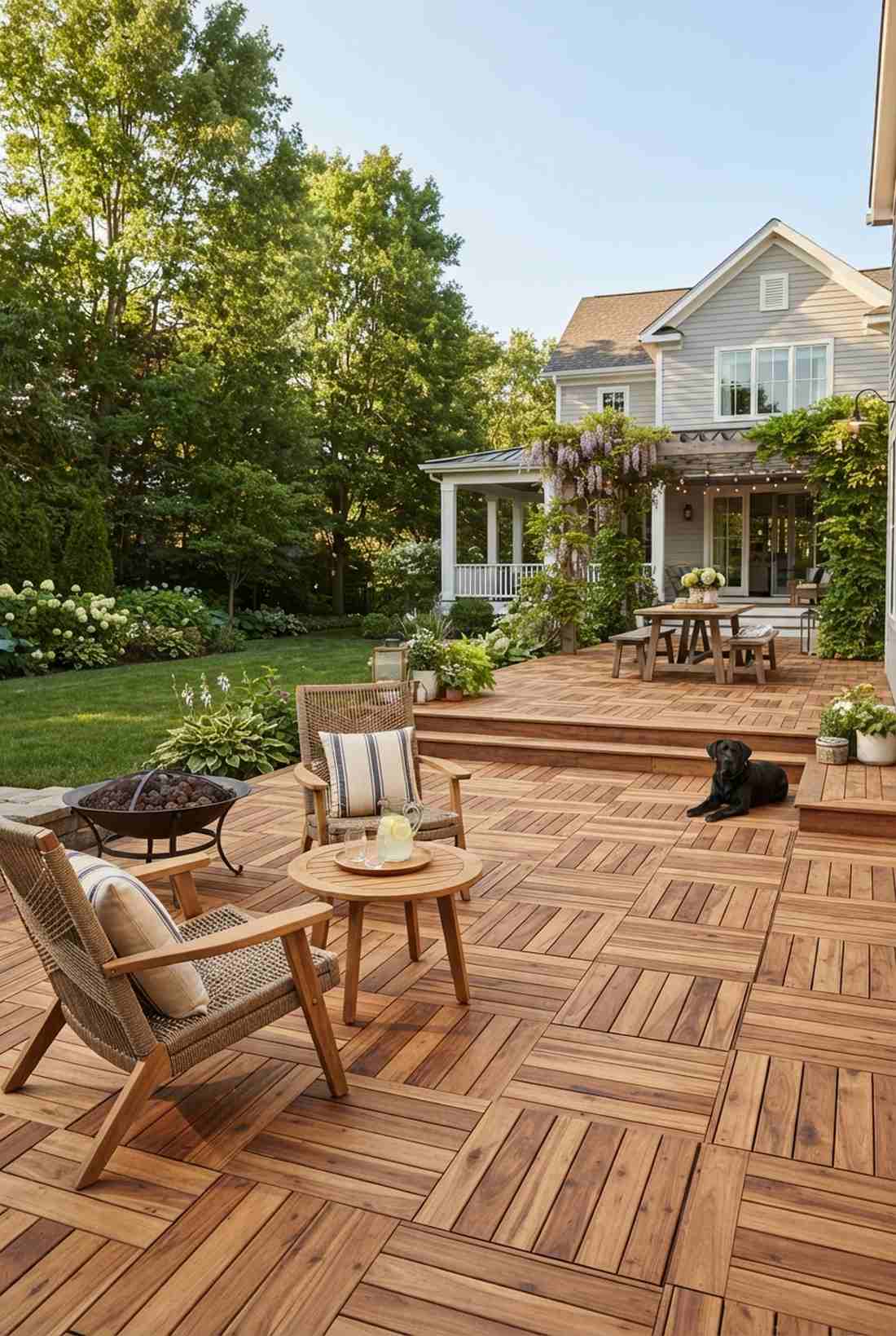 parquet deck pattern