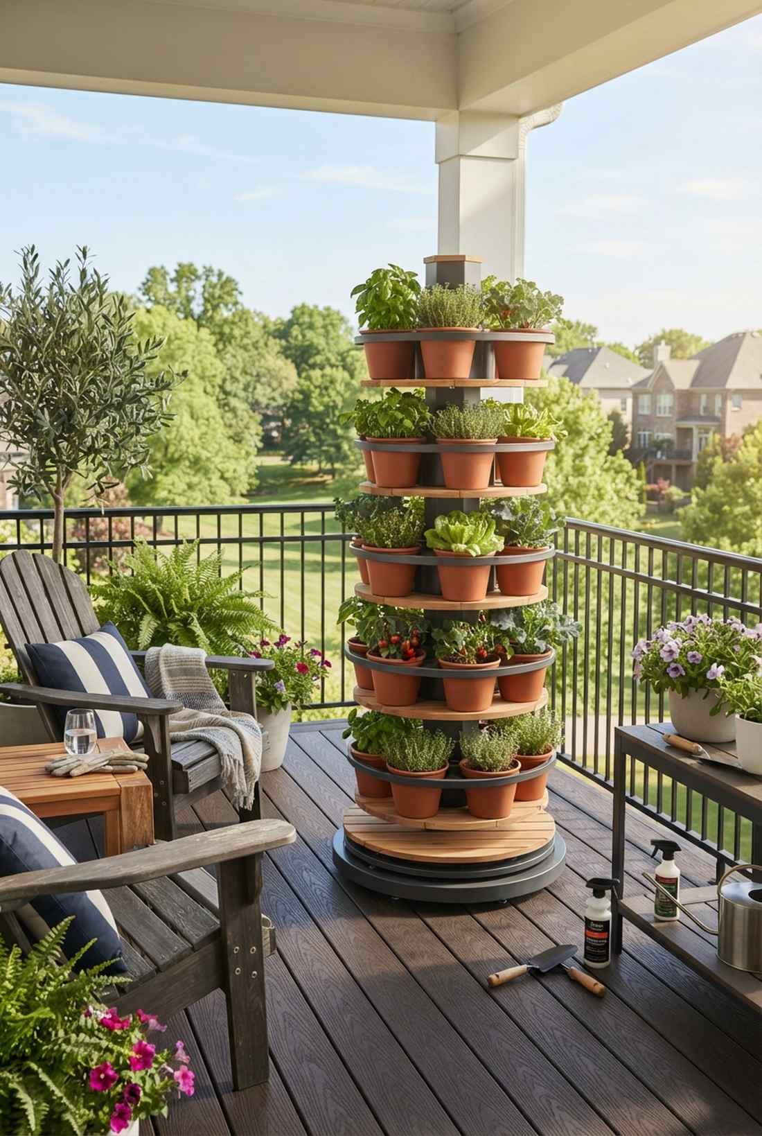 plastic bottle vertical garden