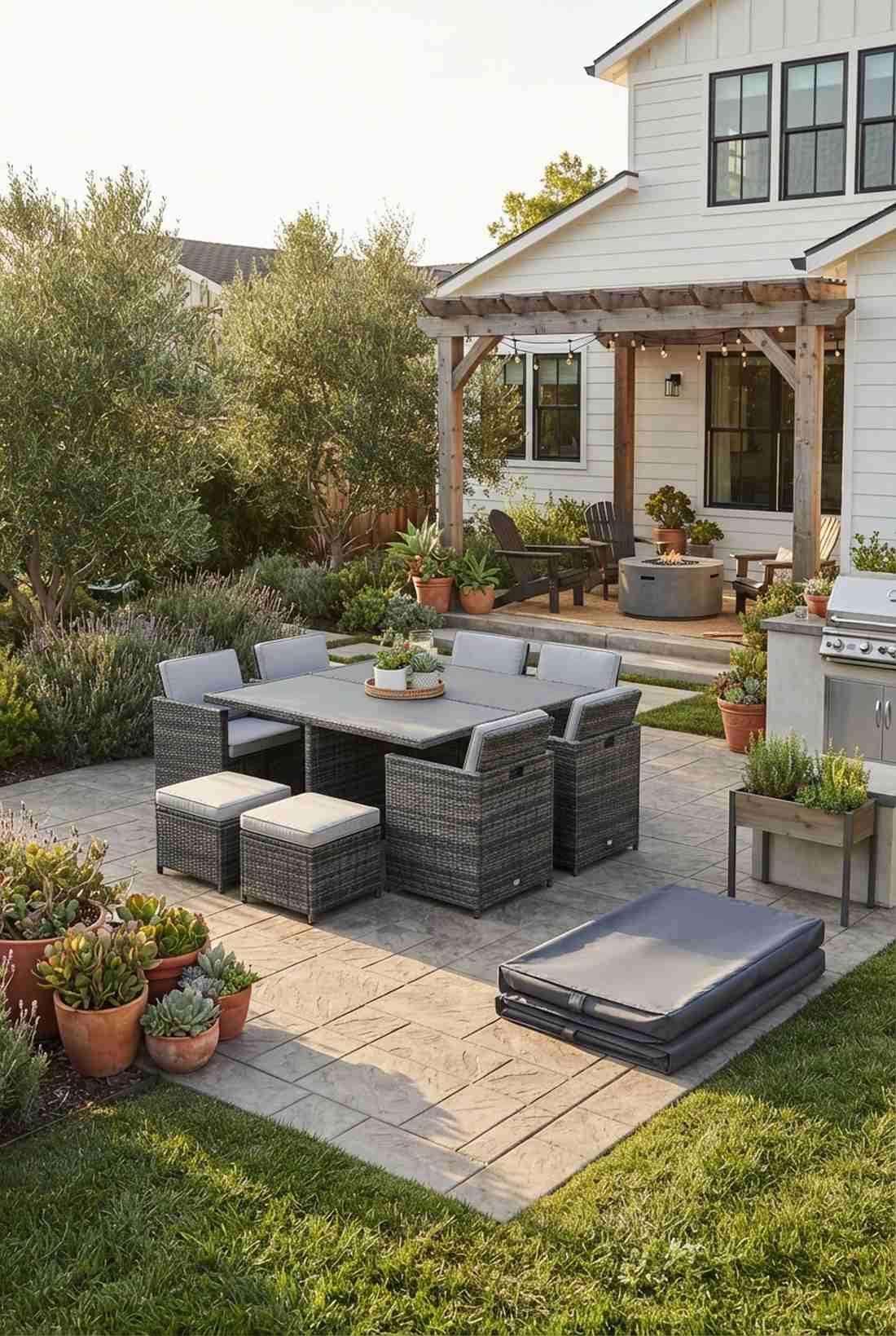 rattan cube nesting set