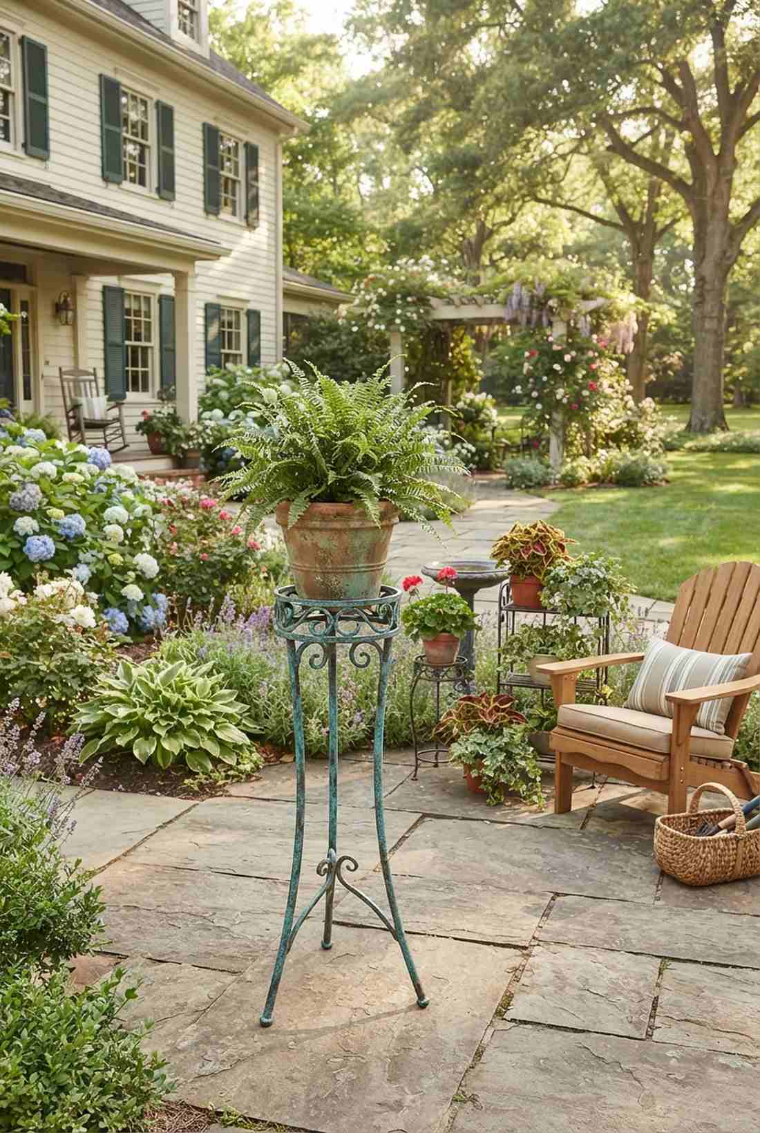 regency style plant stand