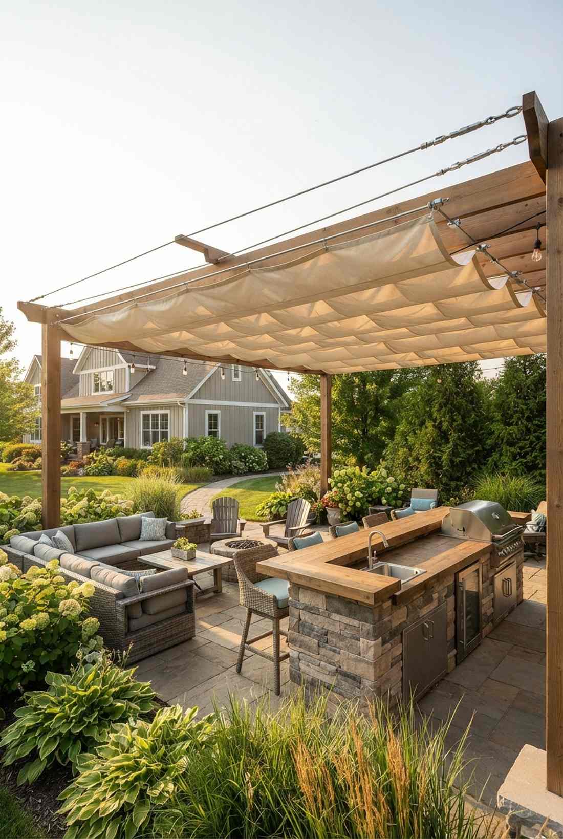 retractable canopy bar