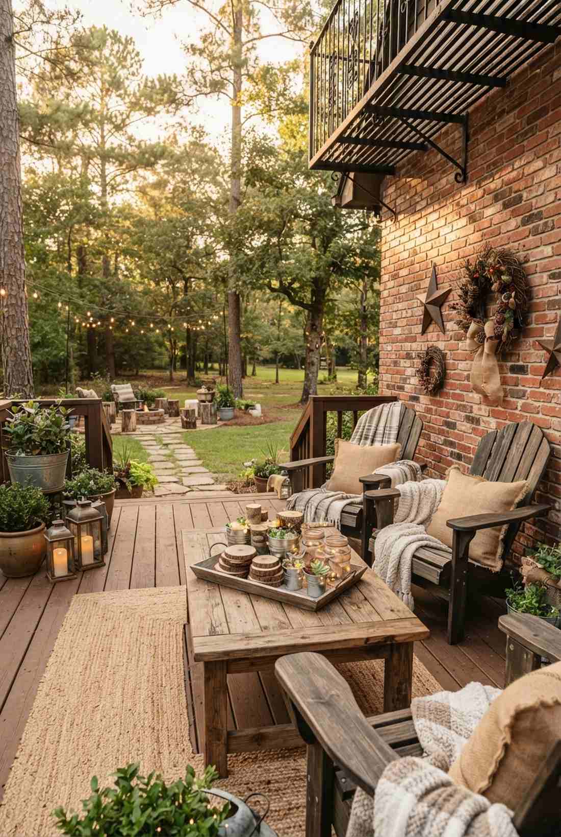 rustic farmhouse woodland