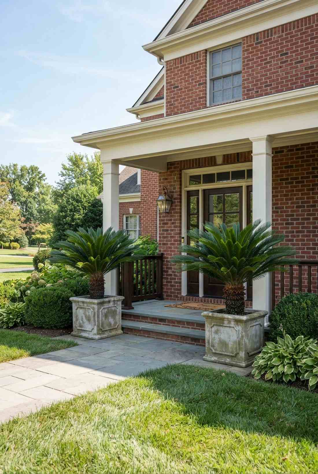 sago palm symmetrical display