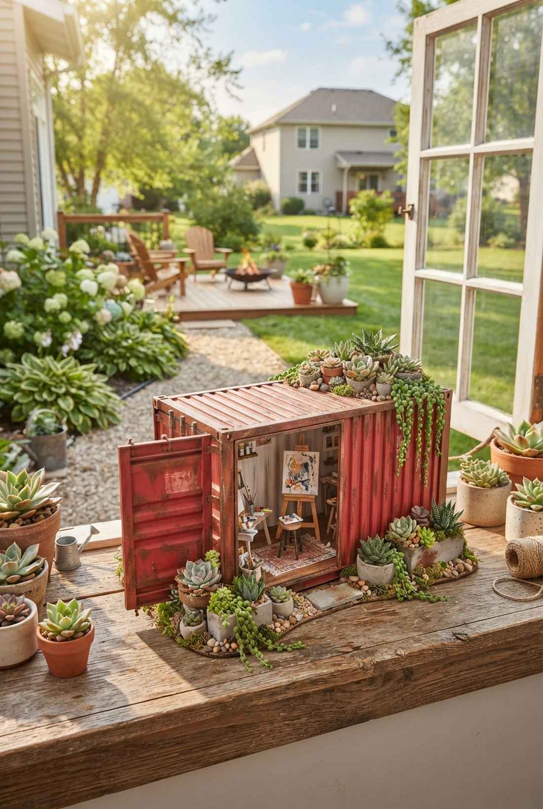 shipping container studio