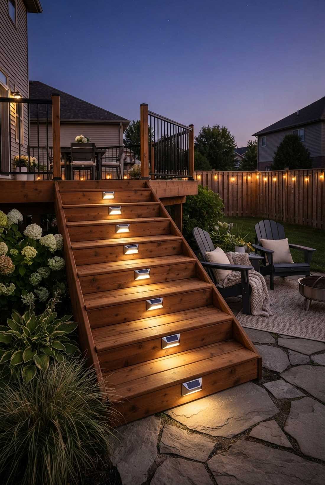 solar step markers