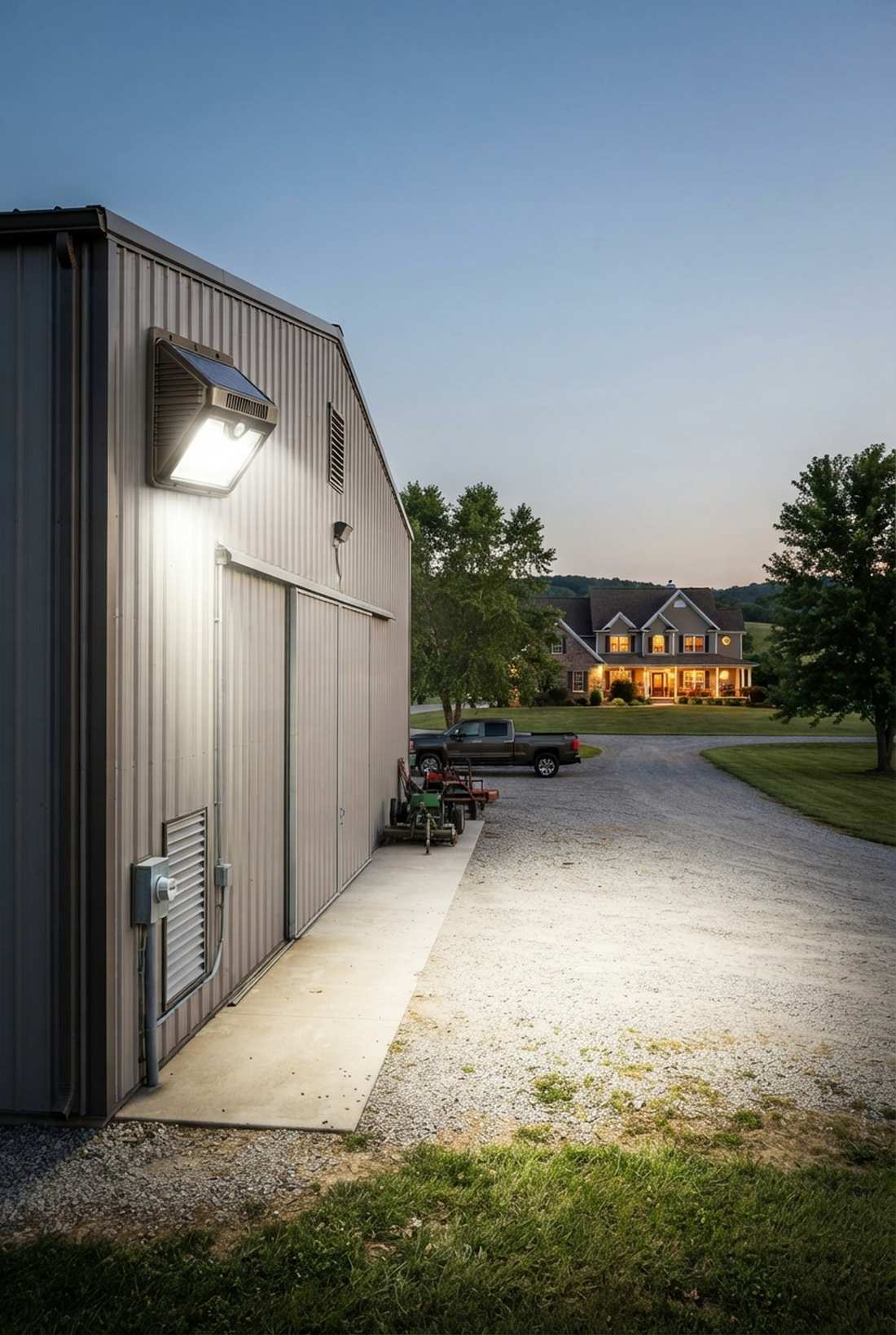 solar wall pack commercial grade
