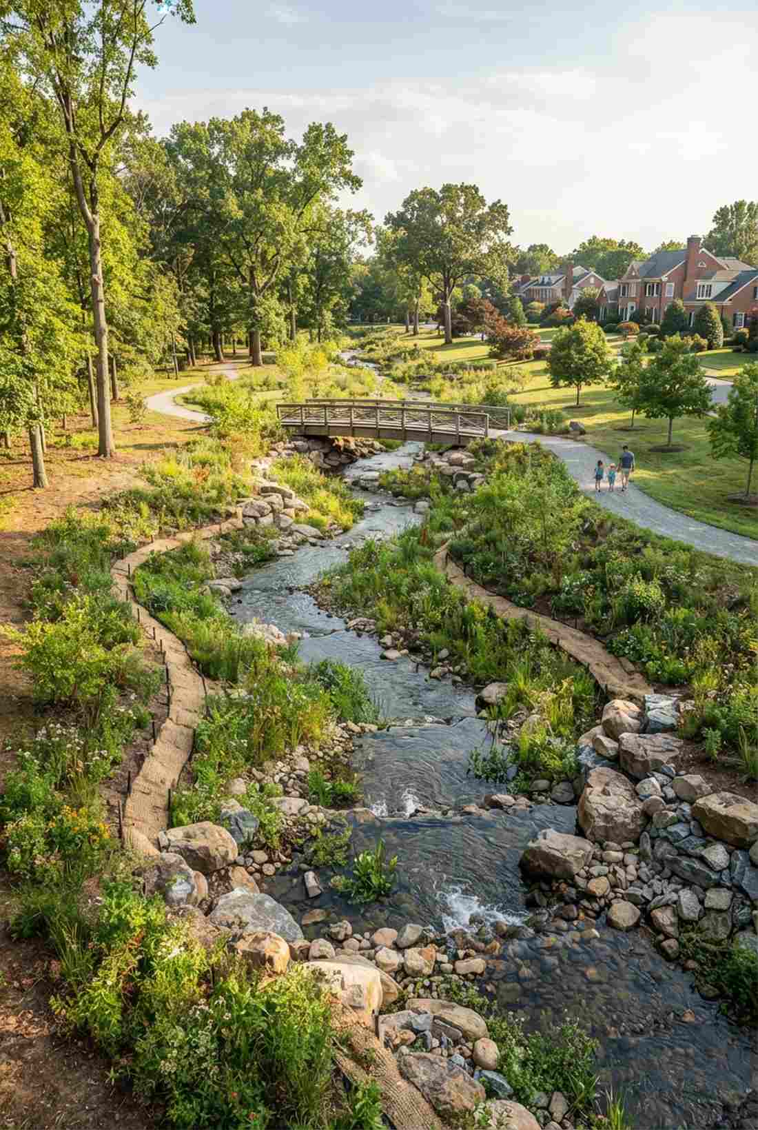 stream daylighting restoration