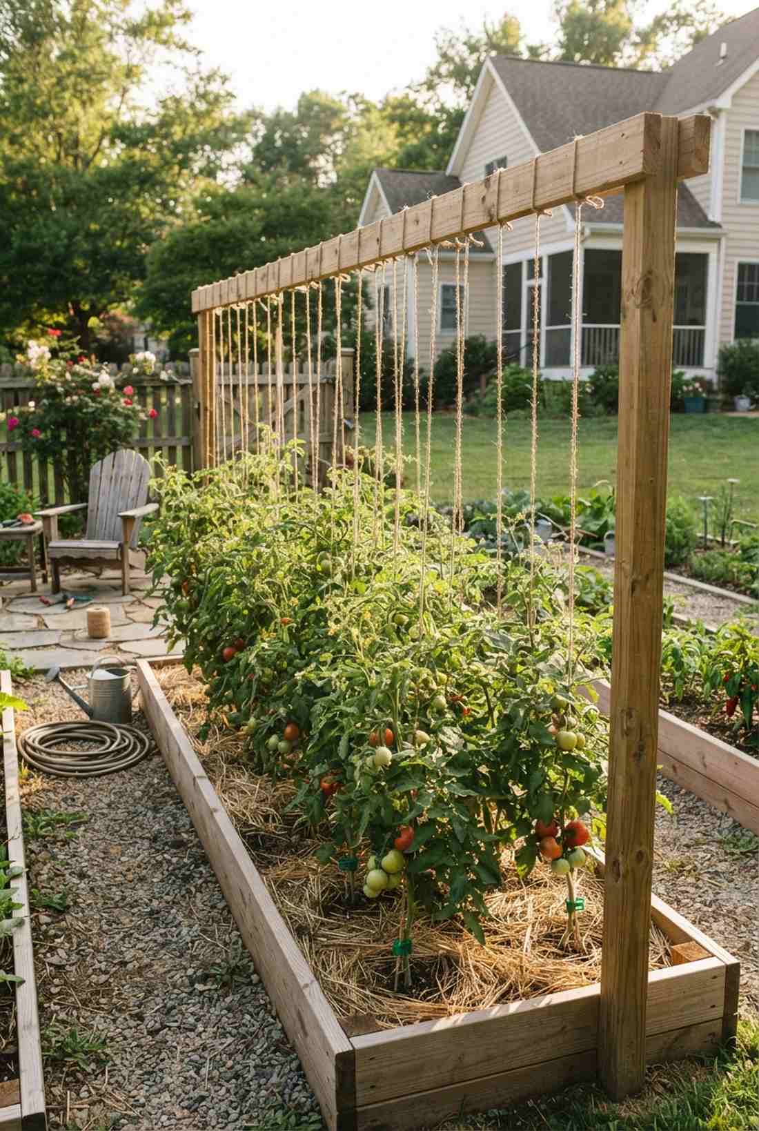string trellis grid